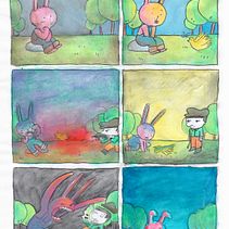 My project in Introduction to Colour Psychology: Chromatic Narrative course. Un progetto di Pittura acrilica di Elisa Ranalli - 09.04.2020