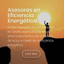 Endos Asesores Energéticos Ein Projekt aus dem Bereich Webdesign und Fotoretuschierung von Helena Saldaña - 15.01.2020