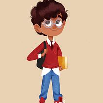  Characters . Children's Illustration project by Diana Hernandez - 02.26.2020