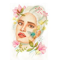 Mi Proyecto del curso: Retrato ilustrado en acuarela. Un progetto di Creatività di Carolina Bocaz Carrasco - 30.03.2020