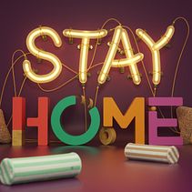 Mi Proyecto del curso: Lettering 3D: modelado y texturizado con Cinema 4D . % Sarita Tamayo Martinez tarafından hazırlanan 3D, 3D Animas, on, Ve Grafik Tasarım projesi - 03.31.2020