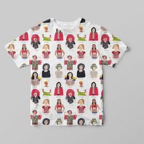 Mujeres de la historia Colombiana. Fashion Design, Product Design, and Traditional illustration project by Viviana Rojas Burgos - 04.13.2020