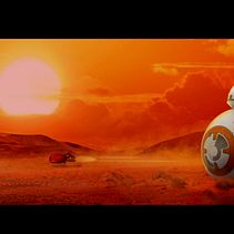 Matte painting cinematográfico- En algún lugar de Tatooine. Un projet de Art conceptuel et Illustration traditionnelle de Alejandro Perez Ibañez - 15.04.2020