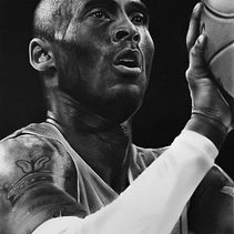 Tributo a Kobe Bryant. Un proyecto de Dibujo a lápiz, Dibujo, Dibujo de Retrato, Dibujo realista y Dibujo artístico de Andrés De León - 19.04.2020