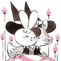 Heksenkonijn. Een project van Kinderillustratie y Aquarelschilderen van Jimena S. Sarquiz - 01.10.2018