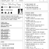 CV 2020 Ein Projekt aus dem Bereich Grafikdesign, Marketing und Werbung von María Martínez López - 23.04.2020