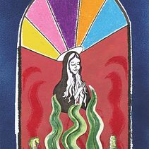 Depuis ma fenêtre  . Pictură acrilică, Colaj, Artă conceptuală, Desen, Ilustrație tradițională și Pictură în acuarelă de Mélanie Rhéaume - 04.28.2020