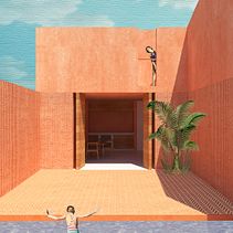 My project in Architectural Visualization Using Digital Collage course. Een project van Digitale architectuur van Andrea Arrieta - 30.04.2020