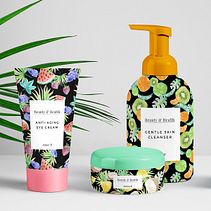 Motivos de frutas. Ilustração botânica, Pattern Design, e Pintura em aquarela projeto de Aracely Mitsu - 06.05.2020