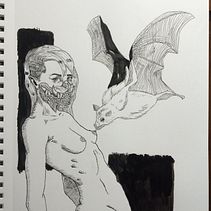 Mi Proyecto del curso: El dibujo como base creativa. Un proyecto de Bellas Artes, Concept Art, Creatividad, Dibujo, Dibujo artístico, Diseño de personajes, Fotografía para Instagram, Ilustración tradicional y Sketchbook de Benji Morales - 08.05.2020