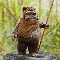 Ewok. 3D Character Design, and 3D Modeling project by José Villot - 05.18.2020