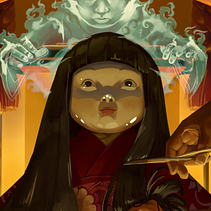 Okiku. Een project van  Digitaal schilderij van Álvaro Cardozo W - 19.05.2020