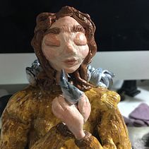 Mi Proyecto del curso: Mujer Ángel. . Un progetto di Artigianato, Belle arti e Scultura di María del Mar Henríquez - 19.05.2020