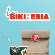 La Bikineria - Food Truck. Un projet de Br, ing et identité et Illustration vectorielle de Benoît Pillet - 26.05.2020