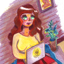 Escenas cotidianas - Técnica Tradicional. Un proyecto de Dibujo, Dibujo a lápiz, Dibujo artístico e Ilustración tradicional de Angélica Aguiar - 01.06.2020