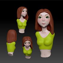 Mi Proyecto del curso: Modelado de personajes en 3D. Projekt z dziedziny 3D, Animacje 3D, To, art, Concept art, Tworzenie gier wideo, Design,  Projektowanie 3D, Projektowanie postaci, Projektowanie postaci 3D, Projektowanie c, frowe, Ilustracja c, frowa,  Modelowanie 3D, Malarstwo c, frowe, Gr i komputerowe użytkownika Miguel Cruz Benítez - 20.06.2020