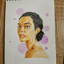 Mi Proyecto del curso: Retrato ilustrado en acuarela . % Beatriz Oyarzun Canto tarafından hazırlanan Çizim projesi - 06.21.2020
