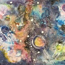 My project in Modern Watercolor Techniques course. Painting project by Laura - 07.08.2020