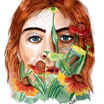 Mi Proyecto del curso: Retrato ilustrado en acuarela. Un proyecto de Ilustración tradicional de Vale Olivares - 09.07.2020