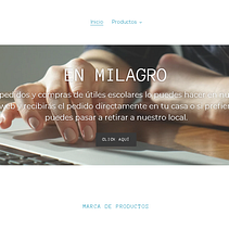 PAPELERIA YAHVE SHAMA. Web Development project by Víctor Germán Suárez Sánchez - 07.11.2020