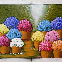 Cuadro con técnica acrílico sobre lienzo. Projekt z dziedziny Malarstwo akr i lowe użytkownika Aurora Cornejo - 16.07.2020