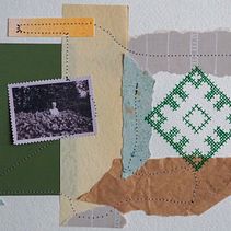 My project in Experimental Embroidery Techniques on Paper course. Un proyecto de Fotografía analógica, Collage, Concept Art, Artesanía, DIY, Bordado, Tejido y Costura de Senni Aleksandra - 24.07.2020