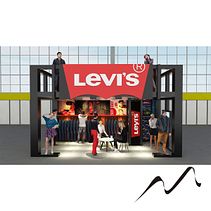 Stand Levi´s. Un proyecto de Arquitectura, Diseño, Diseño 3D, Retail Design y Modelado 3D de Yeisson Molina - 24.07.2020