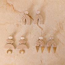 Pendientes Nativa Handmade. Un proyecto de Artesanía y Diseño de joyas de Araceli Muñoz - 27.06.2020