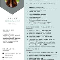 Mi CV. Comunicação projeto de Laura González Menéndez - 29.07.2020