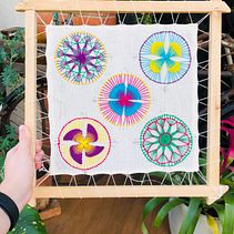 Ñandutí . % Camila Viveros tarafından hazırlanan El, Ve af Sanatları projesi - 08.05.2020