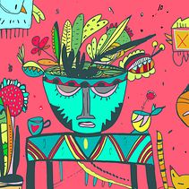 Flower Characters. Un projet de Illustration traditionnelle , et Décoration de Mirjana Milosavljević - 06.08.2020