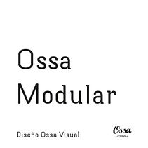 Mi Proyecto del curso: Principios básicos del diseño tipográfico Ossa Modular. T, pograph, Design, T, and pograph project by Steven Ossa Garcia - 02.26.2021