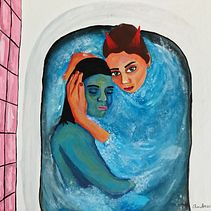 Devils. Projekt z dziedziny  Sztuki piękne, Trad, c, jna ilustracja,  Malarstwo, Malarstwo akr i lowe użytkownika Andrea Corona - 10.01.2019