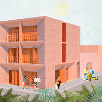 Mi Proyecto del curso: Representación gráfica de proyectos arquitectónicos. Un proyecto de Arquitectura, Arquitectura digital, Ilustración arquitectónica y Modelado 3D de Andrea Polo - 25.10.2020