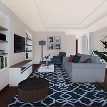 Proyecto Final Sala de Estar - Iniciación al diseño de interiores. Un projet de Décoration, Design d'intérieur , et Décoration d'intérieur de Diana Chicoma - 12.09.2020