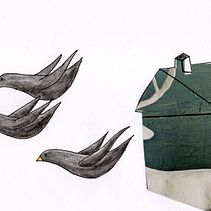 Constelaciones. Un progetto di Ricamo, Collage e Illustrazione tradizionale di Sandra Marzán - 13.09.2020