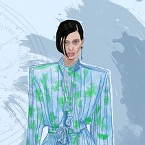 Mi Proyecto del curso: Ilustración de moda: de la pasarela al papel. Un projet de St, lisme, Conception numérique et Illustration numérique de Erika V - 17.10.2020