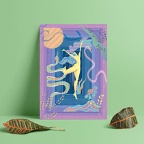 My project in Flat Illustration with Photoshop course. Digital Illustration project by Thao Pham - 10.23.2020