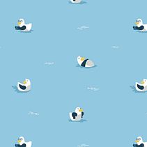 Quack. Digital Drawing, and Pattern Design project by suenaon - 11.03.2020