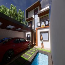Mi Proyecto del curso: Diseño y modelado arquitectónico 3D con Revit Ein Projekt aus dem Bereich 3D, Architektur, Innenarchitektur, 3-D-Modellierung, Digitale Architektur und ArchVIZ von Diego Isaac López Adame - 18.11.2020