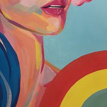 Once You PoP, You Never StoP. Een project van  Ontwerp, Grafisch ontwerp, Traditionele illustratie,  Acr y lschilderij van Ana Rodriguez Perez - 18.11.2020