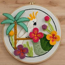 Bordado tridimensional con materiales no convencionales. 3D, and Embroider project by Nayla Marc - 11.18.2020