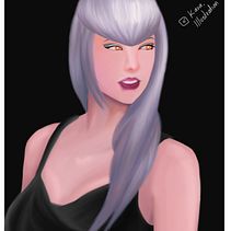 Mi Proyecto del curso: Retrato de personajes femeninos con Procreate.  project by Carla Bencomo Magaña - 12.05.2020