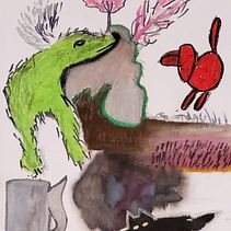 My project in Illustration Techniques to Unlock your Creativity course. Een project van  Beeldende kunst,  Artistieke tekening, Ontwerp van personages y Kinderillustratie van Valery Agnes Legault - 03.12.2020