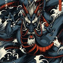 Ryujin. Un projet de Illustration numérique et Illustration traditionnelle de Daniele Caruso - 15.12.2020