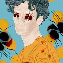  - Retrato ilustrado - . Un projet de Illustration traditionnelle , et Dessin numérique de Fabiola Rocabado - 02.01.2021
