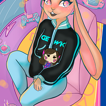 Meu projeto do curso: Ilustração digital com influência mangá. Traditional illustration, and Digital Illustration project by Andressa Abe - 12.28.2020