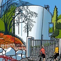 Architectural Illustration: Capture Varese personality, Chiesa di Santa Maria della Gioia. Ein Projekt aus dem Bereich Architektonische Illustration von Ettore Schioppa - 29.12.2020