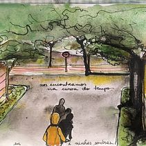 Descobrindo mundos através da poesia. Een project van  Tekening van Karina Ferreira - 29.12.2020