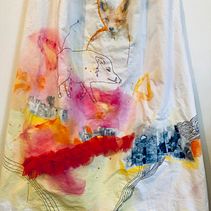 My project in Textile Printing Techniques for Beginners course. Un proyecto de Ilustración tradicional, Ilustración naturalista				 y Teñido Textil de karyfisher - 29.01.2021